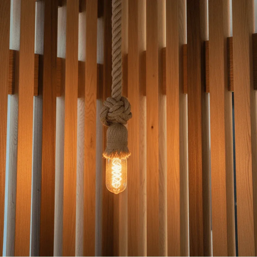 Ampoule vintage suspension plafond lumière chaude