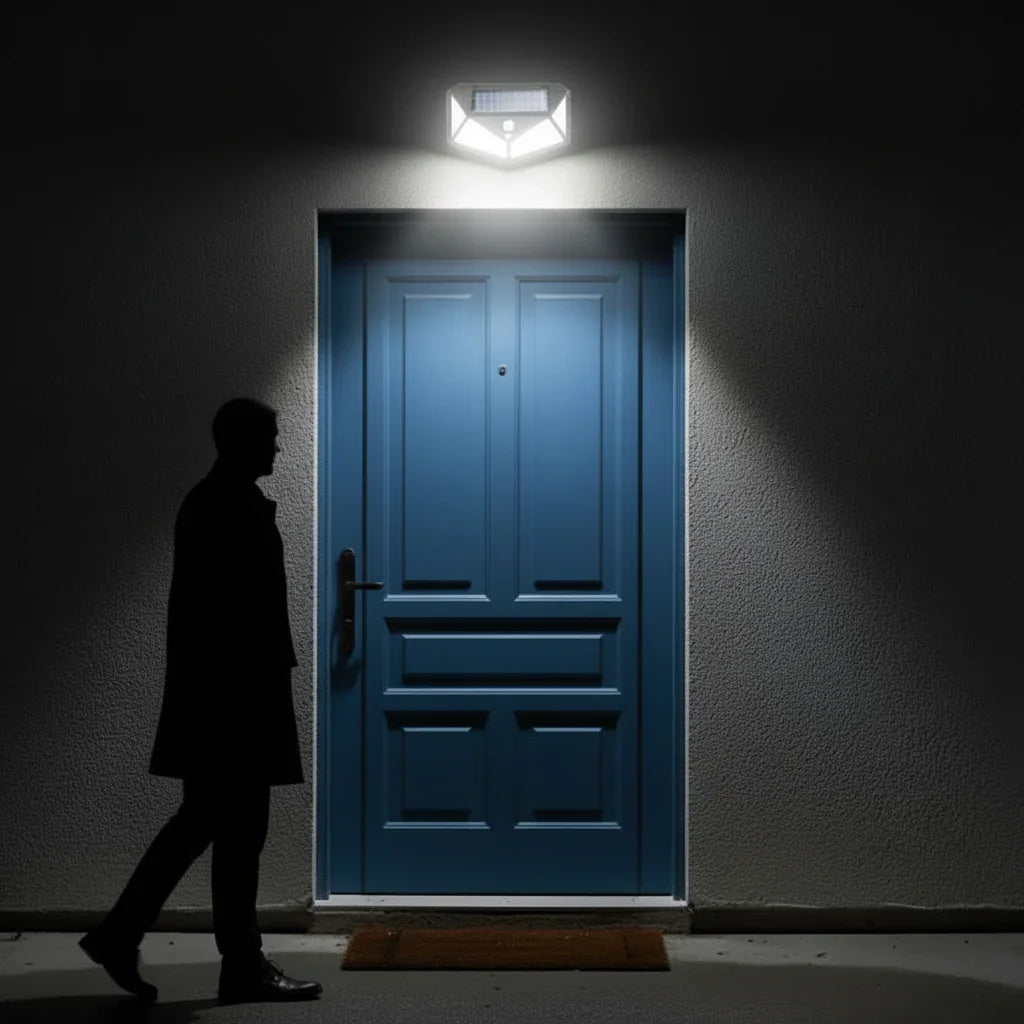 Lampe de sécurité détecte les mouvements de nuit