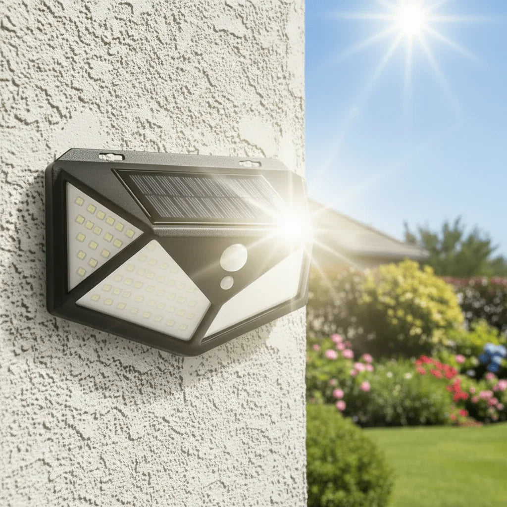 Lampe solaire détecteur de mouvement pour extérieur