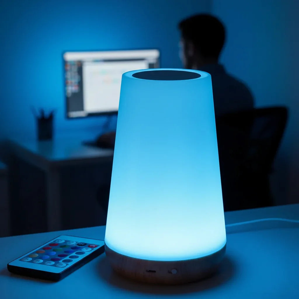 Veilleuse LED multicolore ambiance relaxante